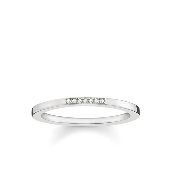 Ringe Thomas Sabo Dame Sterling Silver Glam E Soul in Silber Diamante D_TR0005-725-14-52-12 - D_TR0005-725-14-52-12
